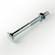 1/2x6 BSW Z/P Cup Hd Bolt & Nut-50