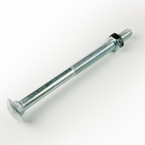 1/2x8 BSW Z/P Cup Hd Bolt & Nut-25