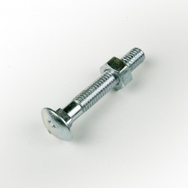 M06x45 CL4.6 Z/P Cup Hd Bolt & Nut-200*