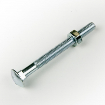 M06x65 CL4.6 Z/P Cup Hd Bolt & Nut-150*