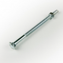 M06x100 CL4.6 Z/P Cup Hd Bolt & Nut-150*