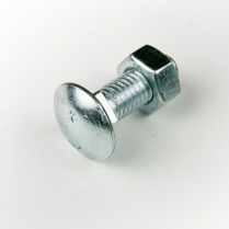 M08x30 CL4.6 Z/P Cup Hd Bolt & Nut-200