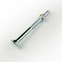 M08x75 CL4.6 Z/P Cup Hd Bolt & Nut-100