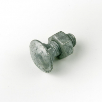 M10x25 CL4.6 Gal Cup Hd Bolt & Nut-200