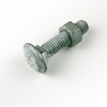 M10x45 CL4.6 Gal Cup Hd Bolt & Nut-150*