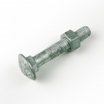 M10x60 CL4.6 Gal Cup Hd Bolt & Nut-100