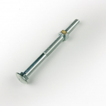 M10x140 CL4.6 Z/P Cup Hd Bolt & Nut-50