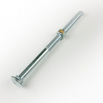 M10x180 CL4.6 Z/P Cup Hd Bolt & Nut-100