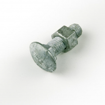 M12x40 CL4.6 Gal Cup Hd Bolt & Nut-200