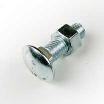 M12x45 CL4.6 Gal Cup Hd Bolt & Nut-150