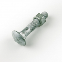 M12x60 CL4.6 Gal Cup Hd Bolt & Nut-150