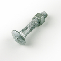 M12x75 CL4.6 Gal Cup Hd Bolt & Nut-150