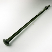 M12x400 CL4.6 Blk Cup Hd Bolt & Nut-50