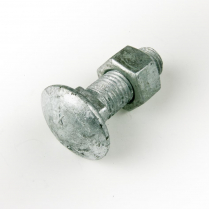 M16x45 CL4.6 Gal Cup Hd Bolt & Nut-100