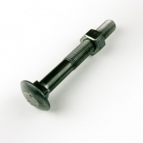 M16x120 CL4.6 Blk Cup Hd Bolt & Nut-50