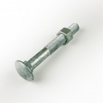 M16x140 CL4.6 Gal Cup Hd Bolt & Nut-50