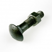 M20x100 CL4.6 Blk Cup Hd Bolt & Nut-30