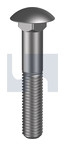 1/4x1 UNC Gr304 S/S  Cup Head Bolt Only