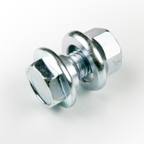 M12x30 CL4.6 Z/P Shoulder Hex Purlin Bolt& Nut