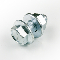 M16x45 CL8.8 Z/P Flanged Purlin Bolt & Nut