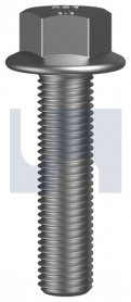 M10x25 METRIC FINE FLANGED HEX BOLT NO SERR AF14 Z/Y