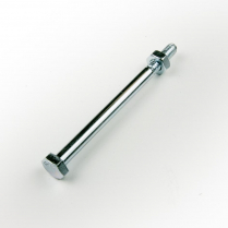 1/4x3.1/2 BSW Z/P Hex Bolt & Nut-200