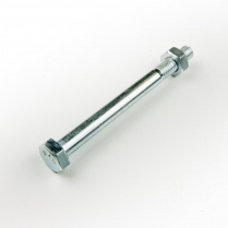 5/16x4 BSW Z/P Hex Bolt & Nut-200