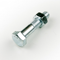 3/8x1.1/2 BSW Z/P Hex Bolt & Nut-200