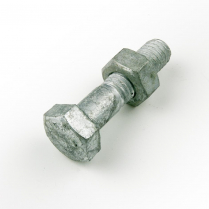 1/2x1.3/4 BSW Gal Hex Bolt & Nut-100*