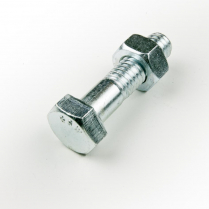 1/2x1.3/4 BSW Z/P Hex Bolt & Nut-100