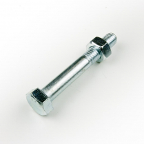1/2x3.1/2 BSW Z/P Hex Bolt & Nut-100