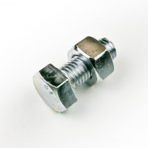 5/8x1.3/4 BSW Z/P Hex Bolt & Nut-100