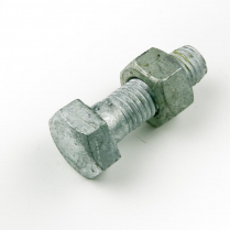 5/8x2 BSW Gal Hex Bolt & Nut-100