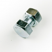 3/4x1.1/4 BSW Z/P Hex Bolt & Nut-25*