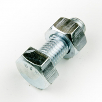 3/4x1.3/4 BSW Z/P Hex Bolt & Nut-25