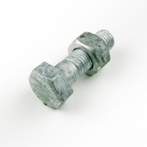 3/4x2.1/2 BSW Gal Hex Bolt & Nut-25