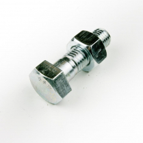 3/4x3 BSW Z/P Hex Bolt & Nut-25