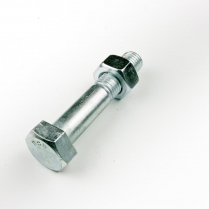 3/4x4 BSW Z/P Hex Bolt & Nut-25