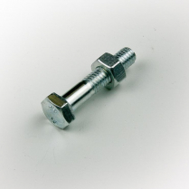 M06x25 CL4.6 Z/P Hex Bolt & Nut-200