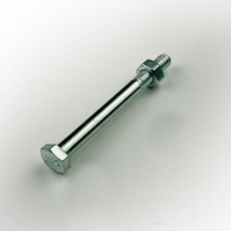 M06x65 CL4.6 Z/P Hex Bolt & Nut-150