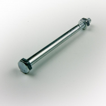 M06x90 CL4.6 Z/P Hex Bolt & Nut-150