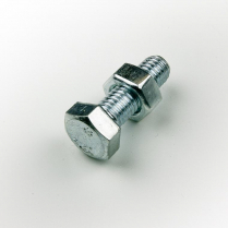 M08x20 CL4.6 Z/P Hex Bolt & Nut-200