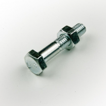M08x40 CL4.6 Z/P Hex Bolt & Nut-200