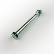 M08x90 CL4.6 Z/P Hex Bolt & Nut-100