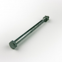 M08x150 CL4.6 Gal Hex Bolt & Nut-100