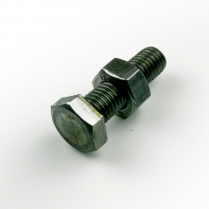 M10x30 CL4.6 Blk Hex Bolt & Nut-150