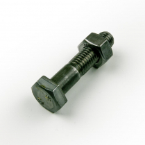 M10x40 CL4.6 Blk Hex Bolt & Nut-150