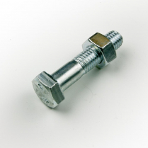 M10x45 CL4.6 Z/P Hex Bolt & Nut-150