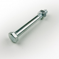 M10x80 CL4.6 Z/P Hex Bolt & Nut-75