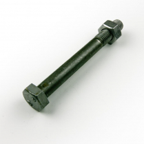 M10x100 CL4.6 Blk Hex Bolt & Nut-50